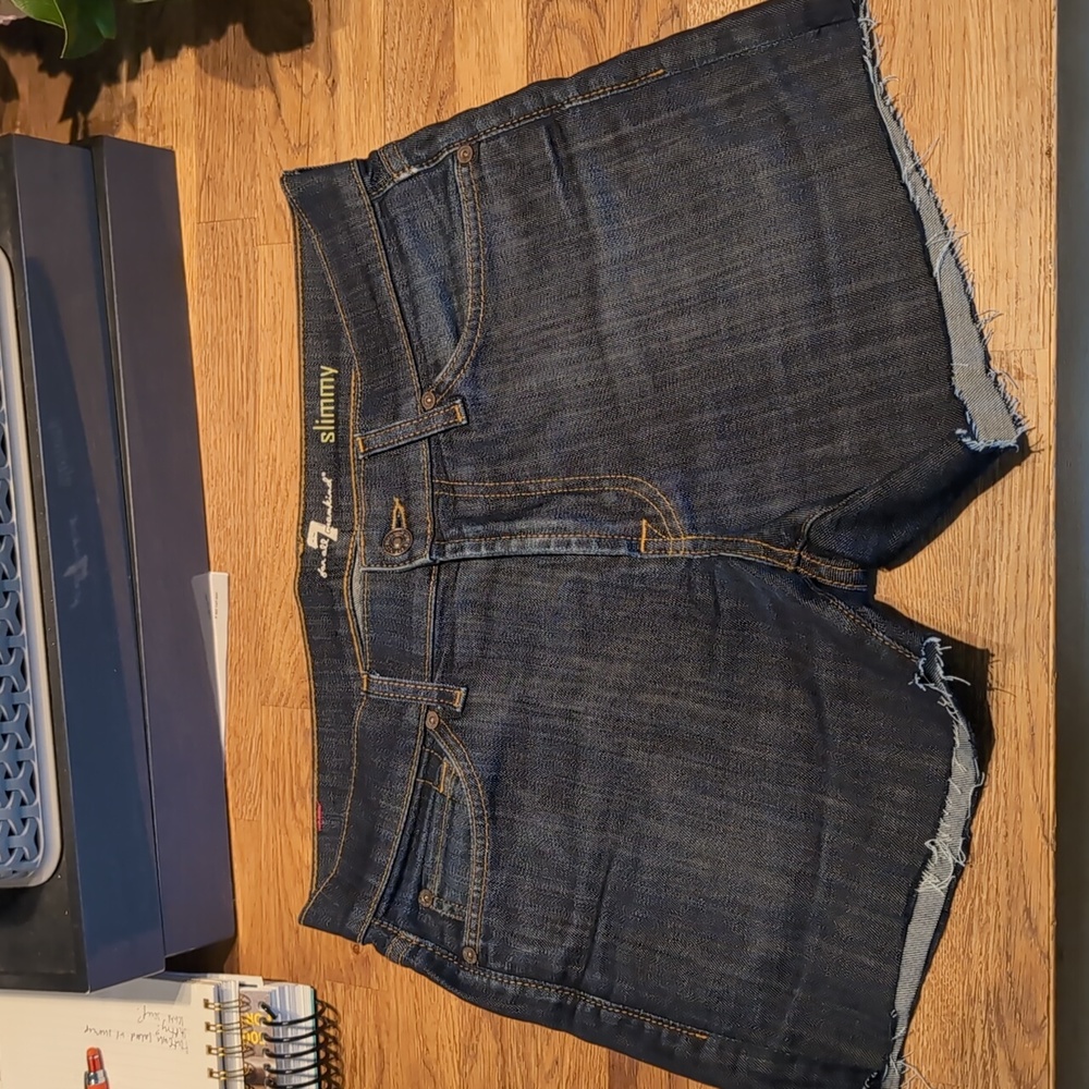 Cutoff 7forallMankind jean shorts